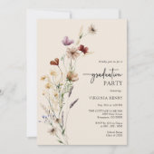 Einladung der Boho Graduation Party (Vorderseite)