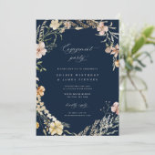 Einladung der boho Wildblume (Stehend Vorderseite)