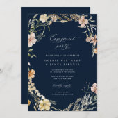 Einladung der boho Wildblume (Vorne/Hinten)