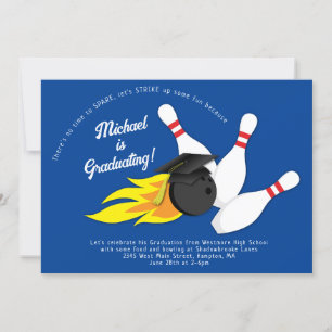 Einladung der Bowling Graduation Party