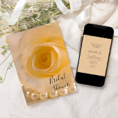 Einladung der Brauerei "White Rose and Pearls Brid