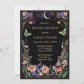 Einladung der Brautdusche aus dunklem Wald (Vorderseite)