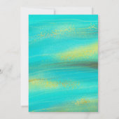 Einladung der Brautdusche des tropischen Ozeans (Rückseite)