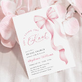 Einladung der Brautdusche von Rosa Bow