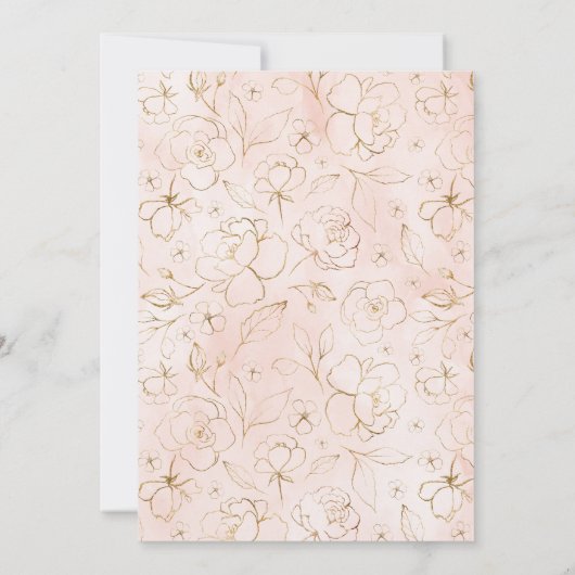 Einladung der Burgunder Blumendusche (Rückseite)