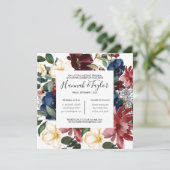 Einladung der Burgunder Marine Probe (Stehend Vorderseite)