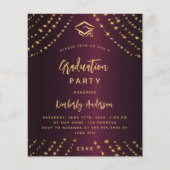 Einladung der burgundischen Goldmakulationspartei  Flyer (Vorne)