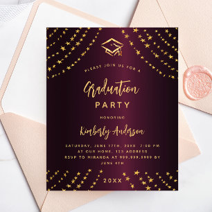 Einladung der burgundischen Goldmakulationspartei  Flyer