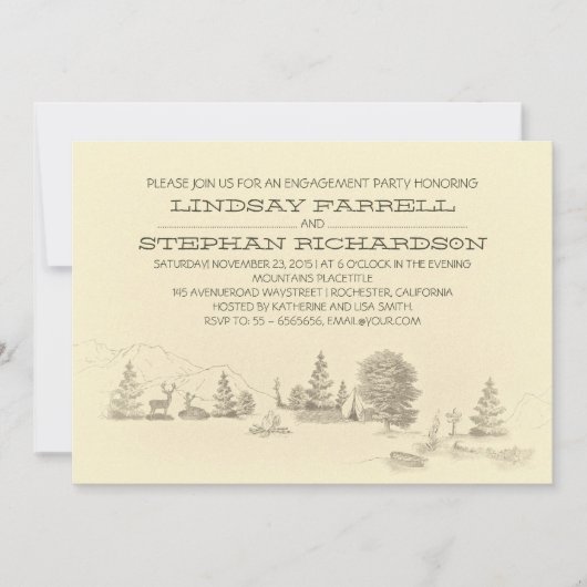 Einladung der Camping-Partnerin (Vorderseite)