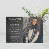 Einladung der Celebrate Graduation Party (Stehend Vorderseite)