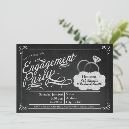 Einladung der "Chalkboard"-Gruppe (Stehend Vorderseite)