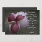 Einladung der Charm Engagement Party (Vorne/Hinten)