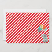 EINLADUNG DER CIRCUS CARNIVAL BIRTHDAY (Rückseite)