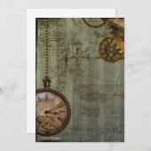 Einladung der Dampfmaschine (Vorne/Hinten)