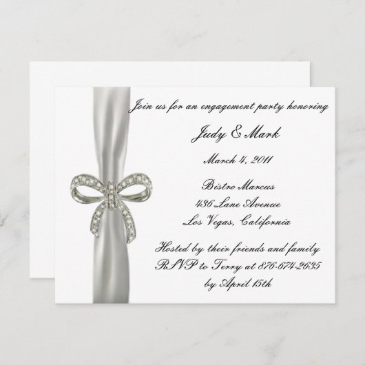 Einladung der Diamond Bow-Gruppe (Vorne/Hinten)