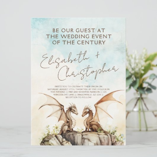 Einladung der Dragon Liebe (Stehend Vorderseite)