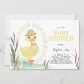 Einladung der Duckling Boy Baby Dusche (Vorderseite)