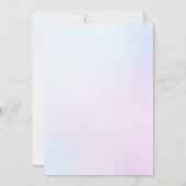 Einladung der Ducks Floral Baby Duwer (Rückseite)