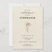 Einladung der Dusche Edelweiss Floral Bridal (Vorderseite)