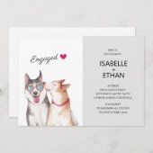 Einladung der Einsatzgruppe, sibirische Husky Invi (Vorne/Hinten)