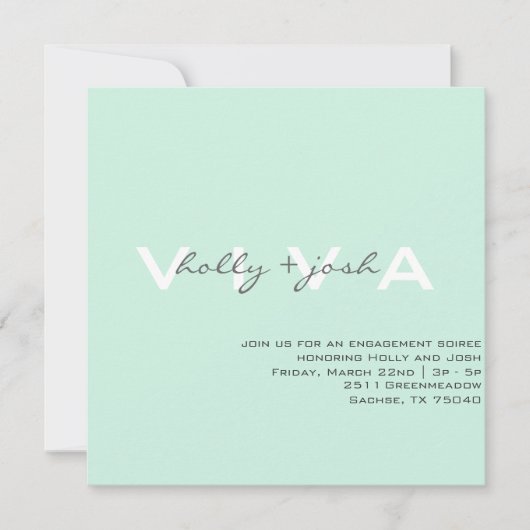 Einladung der Einsatzpartei (Vorderseite)