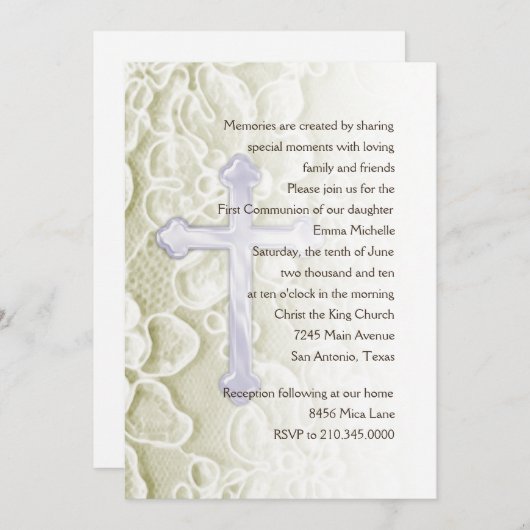 Einladung der Elfenbeinküste und Elfenbeinkreuz (Vorne/Hinten)