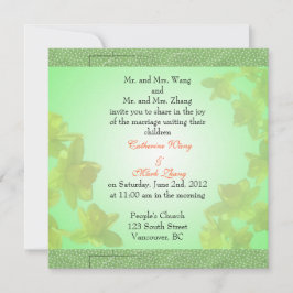 Einladung der Eltern von Braut und Bräutigam