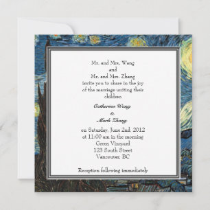 Einladung der Eltern von Braut und Bräutigam