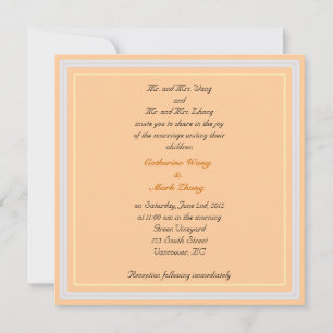 Einladung der Eltern von Braut und Bräutigam