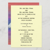 Einladung der Eltern von Braut und Bräutigam (Vorne/Hinten)