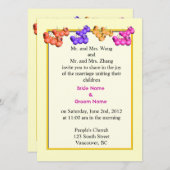 Einladung der Eltern von Braut und Bräutigam zur H (Vorne/Hinten)