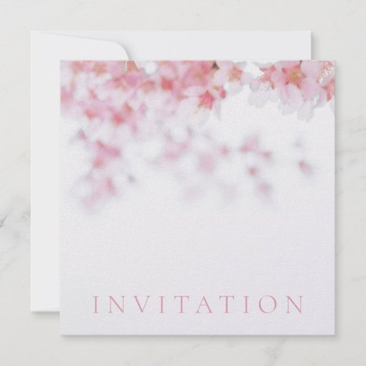 EINLADUNG DER ENGAGEMENT-PARTEI: CHERRY BLOSSOM  (Vorderseite)