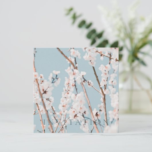 EINLADUNG DER ENGAGEMENT-PARTEI: PLUMBLUTSSOM (Stehend Vorderseite)