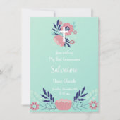 Einladung der ersten Blumengemeinschaft (Vorderseite)