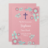 Einladung der ersten Blumengemeinschaft (Vorne/Hinten)