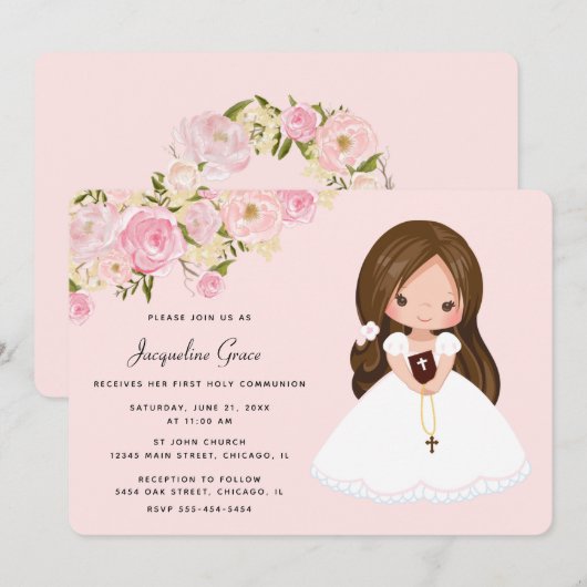 Einladung der ersten Blumengemeinschaft (Vorne/Hinten)