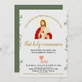 Einladung der ersten Kommune: Jesus, grail (Vorne/Hinten)