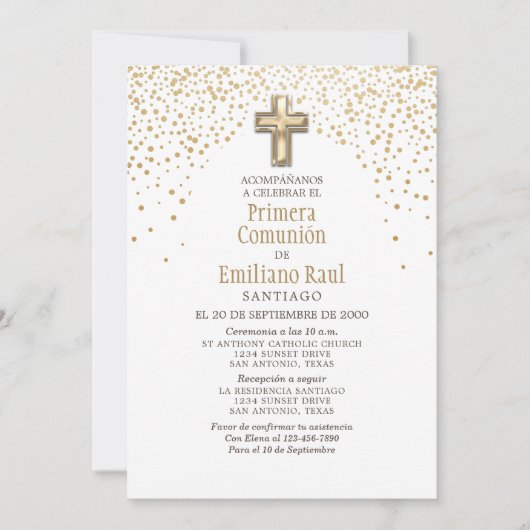 Einladung der ersten Kommune Spaniens (Vorderseite)