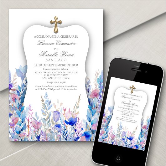 Einladung der ersten Kommunionen