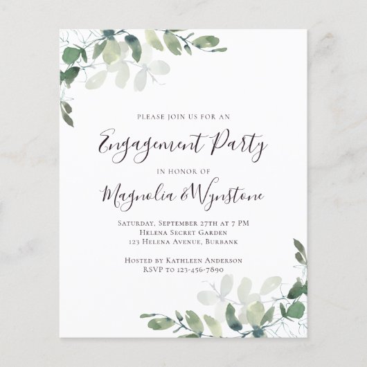 Einladung der Eukalyptus-Interessengruppe Haushalt (Vorderseite)