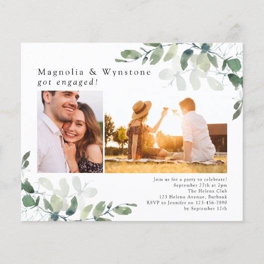 Einladung der Eukalyptus-Interessengruppe Haushalt (Vorderseite)