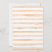 Einladung der Eule Baby Duwer Girl (Rückseite)