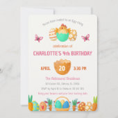 Einladung der farbenfrohen OsterGirls zum Geburtst (Vorderseite)