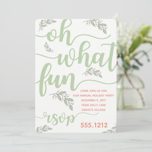 EINLADUNG DER FERIENPARTEI (Stehend Vorderseite)