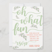 EINLADUNG DER FERIENPARTEI (Vorderseite)