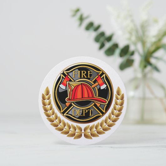 Einladung der Feuerwehr (Stehend Vorderseite)