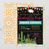 Einladung der Fiesta Graduation Party (Vorne/Hinten)