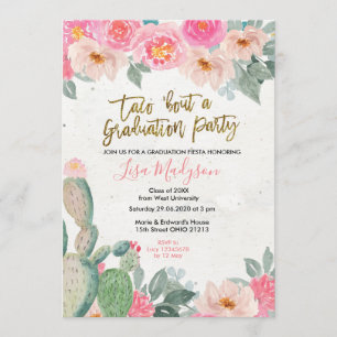 Einladung der Fiesta Graduation Party