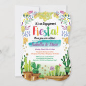Einladung der Fiesta-Gruppe mit Kakteen (Vorderseite)
