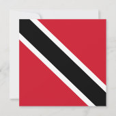 Einladung der Flagge Trinidad und Tobago (Vorderseite)